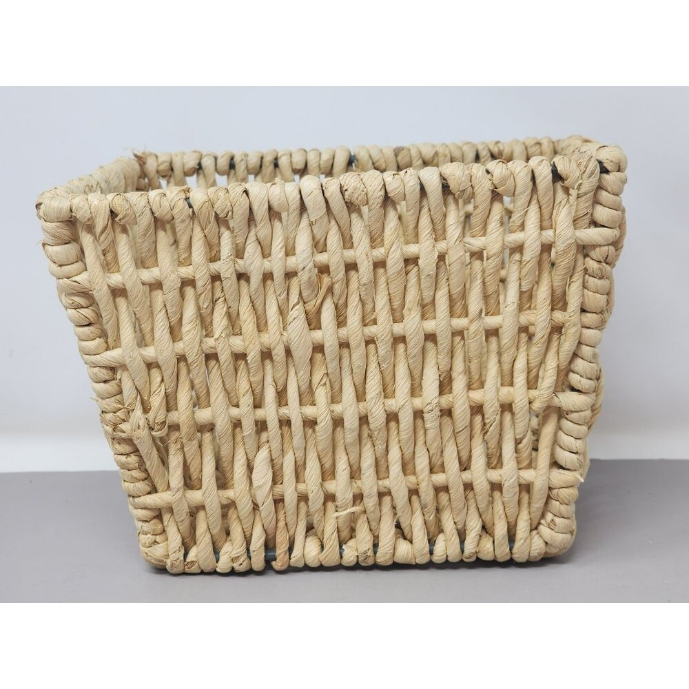 Woven‎ Home Decor Rectangular Storage Organization Basket